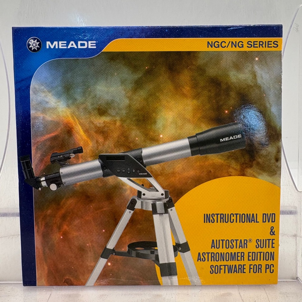 Meade NGC NG Series Instructional DVD & AutoStar Suite Astronomer Edition PC